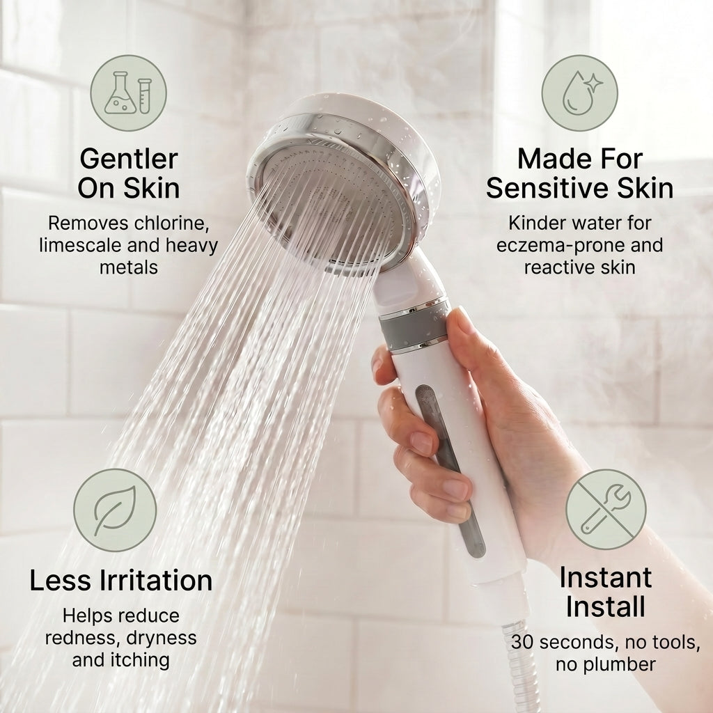 The Household Pack | 2 Shower Heads + 8 Extra Filters (12 Months)