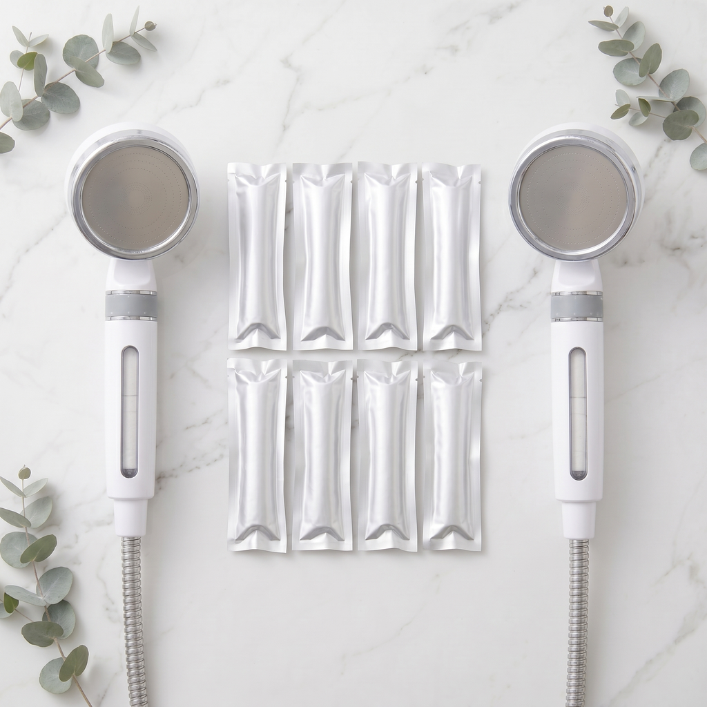 The Household Pack | 2 Shower Heads + 8 Extra Filters (12 Months)