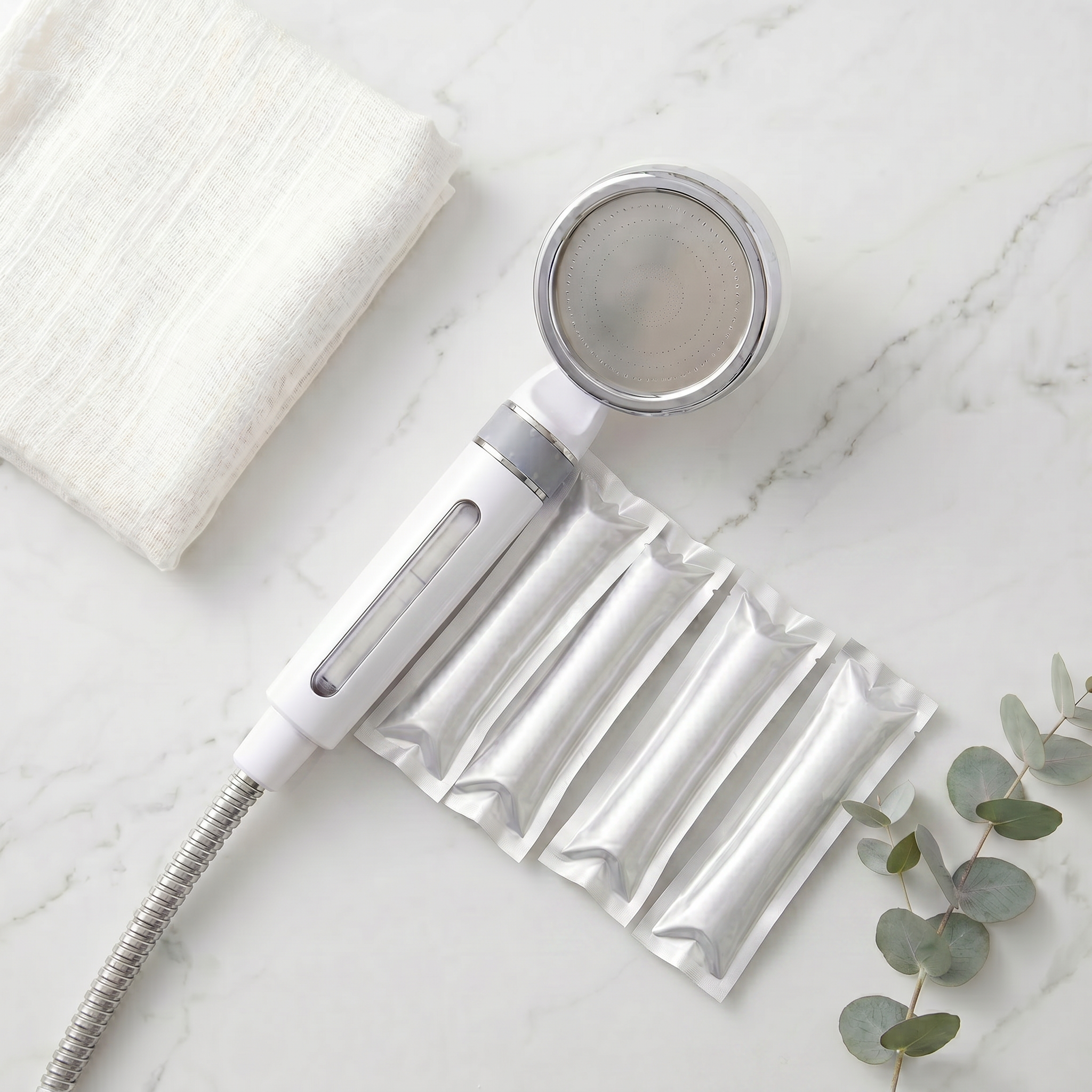 The Serenity Kit | Filtered Shower Head + 4 Extra Filters (12 Months)